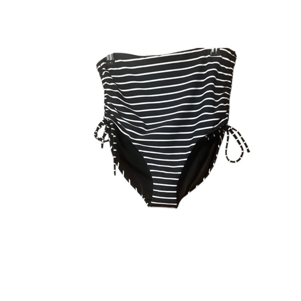 Calia Carie Underwood Ruched High Rise Side Tie Swim Bottoms NWT